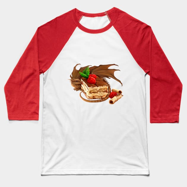 Tiramisu dragon Baseball T-Shirt by Magical Forest